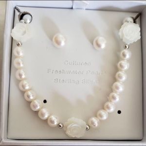 Shell Flower And Beads, never been worn.